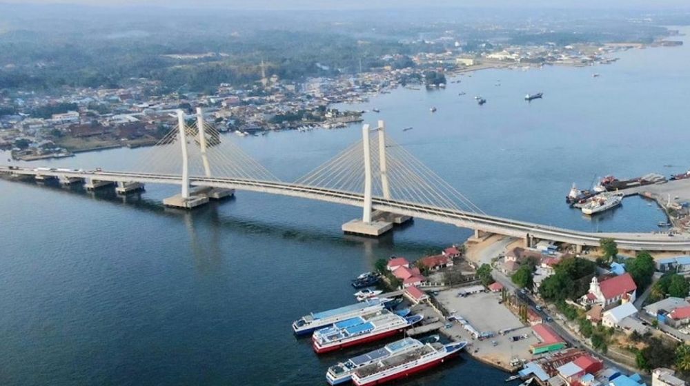 <p>Jembatan Teluk Kendari baru saja diresmikan oleh Presiden Joko Widodo pada Kamis, 22 Oktober 2020 / Facebook @Jokowi</p>