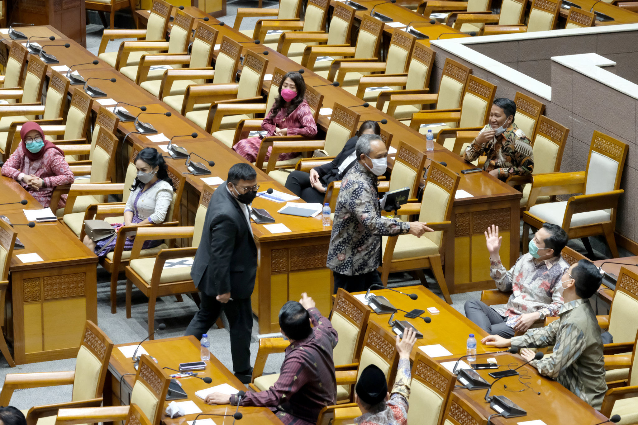 Suasana gedung DPR RI