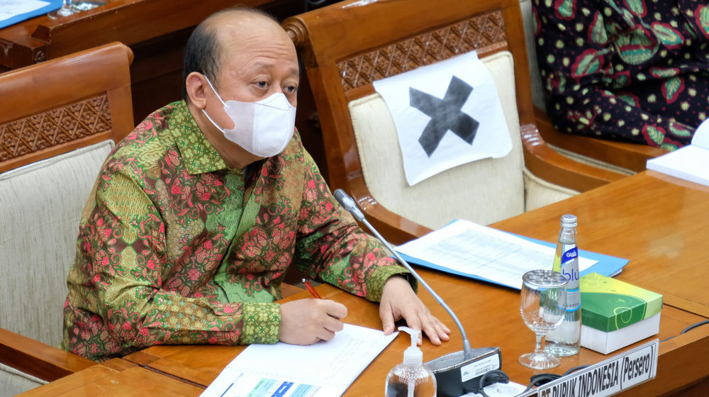 <p>Direktur Utama PT Pupuk Indonesia (Persero) Holding Company, Achmad Bakir Pasaman mengikuti Rapat Dengar Pendapat dengan Komisi VI DPR di komplek Parlemen, Senayan, Jakarta, Kamis, 1 Oktober 2020. Rapat Dengar Pendapat membahas kondisi aktual perusahaan dalam penanganan Covid-19 dan program pemulihan ekonomi nasional, serta profit perusahaan (Capex) dan operasional perusahaan (Opex). Foto: Ismail Pohan/TrenAsia</p>
