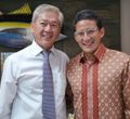 <p>Konglomerat Edwin Soeryadjaya dan Sandiaga Salahuddin Uno sebagai pemilik perusahaan investasi PT Saratoga Investama Sedaya Tbk (SRTG) / Facebook @SandiSUno</p>
