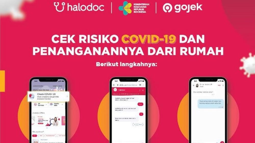 <p>Startup telemedis Halodoc hasil kerja sama Kementerian Kesehatan dan Gojek menyediakan tes COVID-19 / Dok. Halodoc</p>