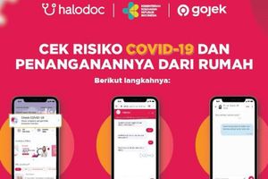 <p>Startup telemedis Halodoc hasil kerja sama Kementerian Kesehatan dan Gojek menyediakan tes COVID-19 / Dok. Halodoc</p>
