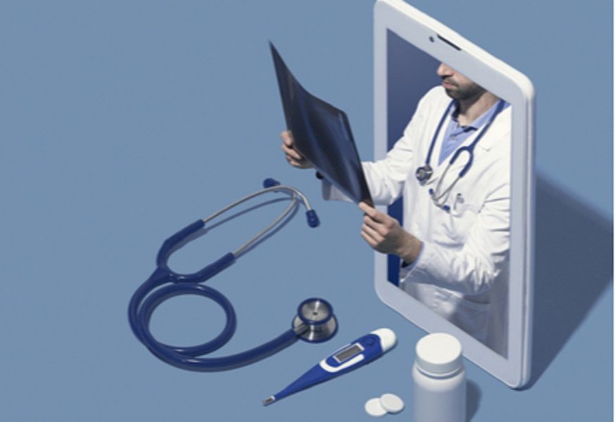 <p>Ilustrasi pengobatan digital alias telemedis (telemedicine) / Shutterstock</p>
