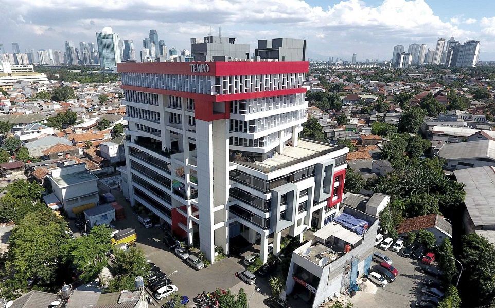 <p>Gedung Graha 8 milik Tempo Media Grup di Jakarta / Tempo.id</p>
