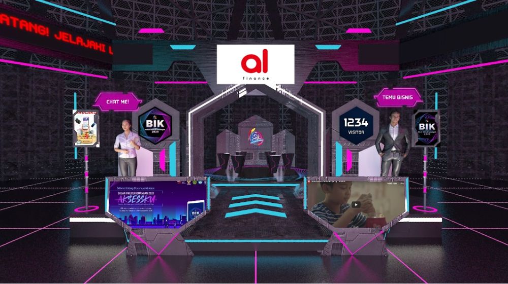 <p>Booth Akulaku Finance Indonesia dalam BIK Expo 2020</p>
