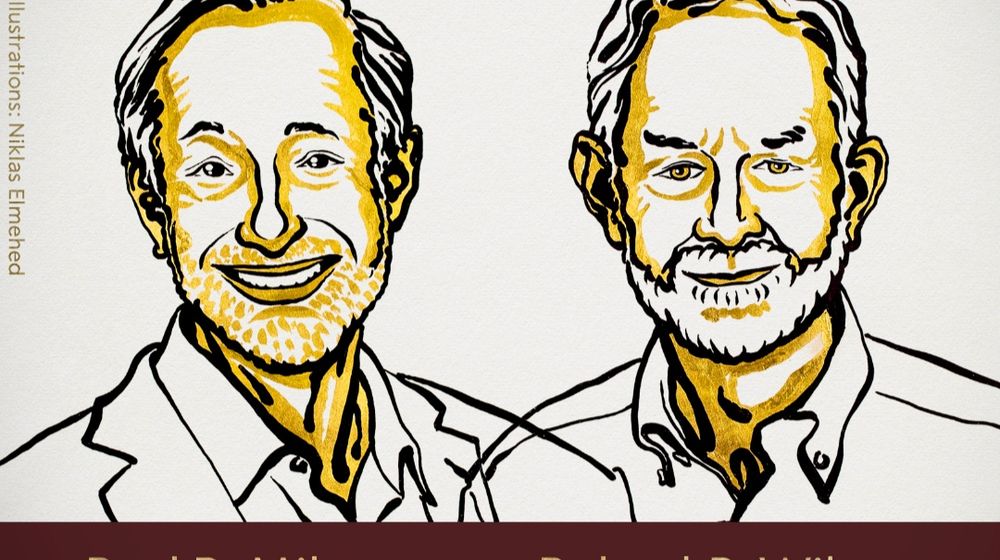 <p>Paul Milgrom dan Robert Wilson meraih hadiah Nobel Ekonomi 2020. Dok: The Nobel Prize, Twitter.</p>
