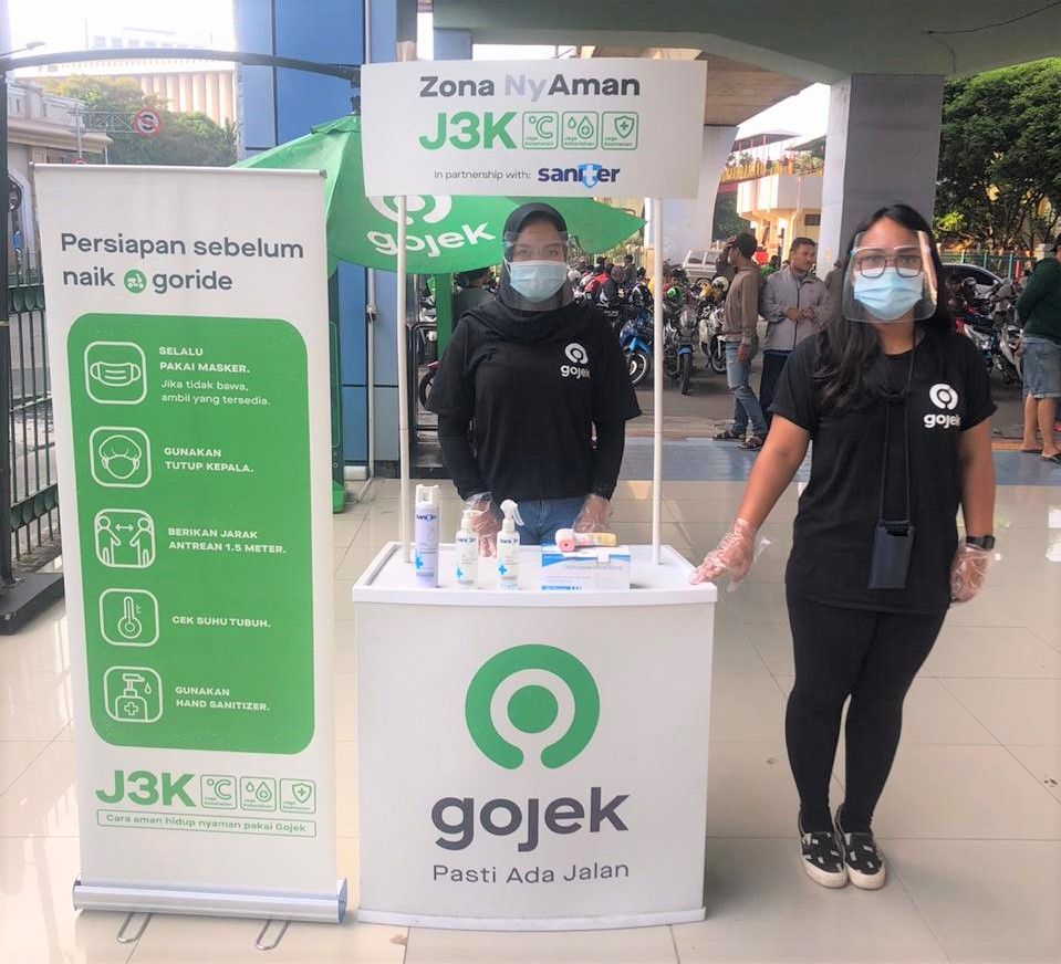<p>Zona NyAman J3K di Stasiun Juanda, Jakarta, yang dilengkapi dengan produk Saniter. Dok: Godrej Indonesia.</p>
