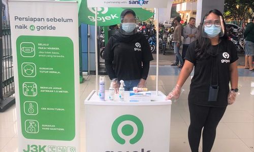 <p>Zona NyAman J3K di Stasiun Juanda, Jakarta, yang dilengkapi dengan produk Saniter. Dok: Godrej Indonesia.</p>
