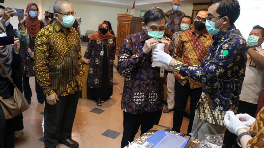 <p>Uji coba GeNose/Humas UGM</p>
