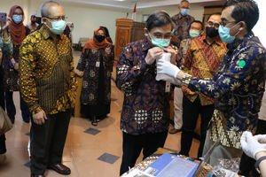 <p>Uji coba GeNose/Humas UGM</p>
