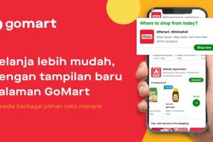 <p>Gojek melalui fitur GoMart kini menghadirkan mitra Alfamidi untuk melayani kebutuhan belanja pelanggan. / Gojek</p>
