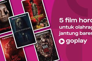 <p>Lima film horor berikut bisa ditonton di GoPlay, layanan video on demand streaming dari Gojek. / Sumber: Gojek</p>
