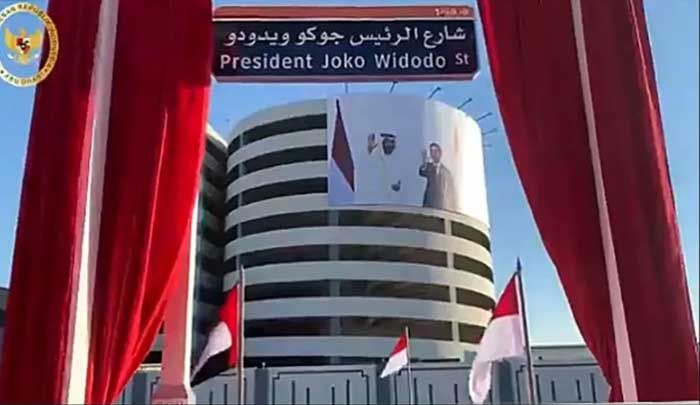 <p>Jalan Presiden Joko Widodo di Uni Emirat Arab/KBRI UEA</p>
