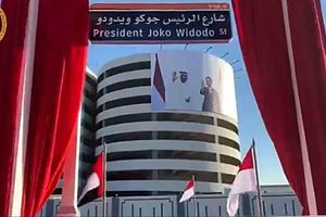 <p>Jalan Presiden Joko Widodo di Uni Emirat Arab/KBRI UEA</p>
