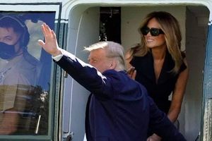 <p>Donald dan Meliana Trump/Twitter</p>
