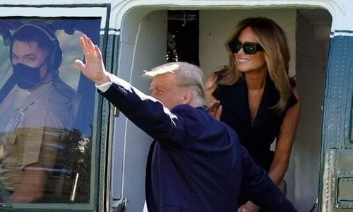 <p>Donald dan Meliana Trump/Twitter</p>
