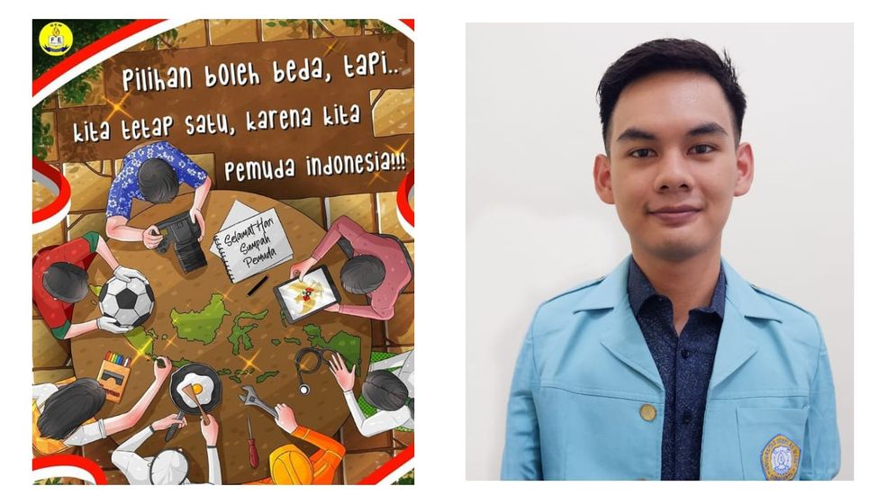 Hendy Andi mahasiswa prodi DKV FSRD UNS dan karya posternya