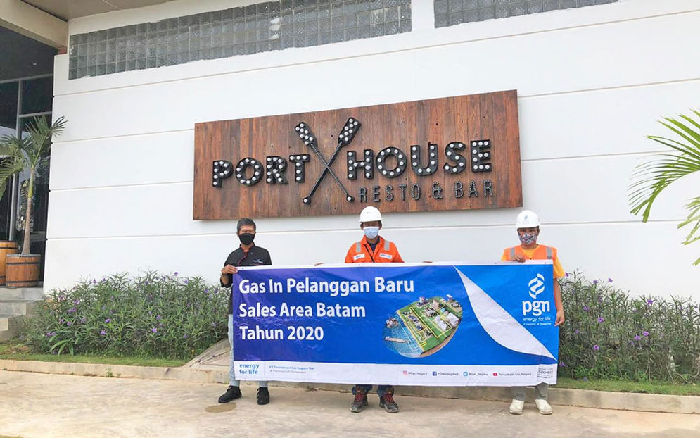  Port House yang berlokasi di Harbour Bay menjadi pelanggan PGN.