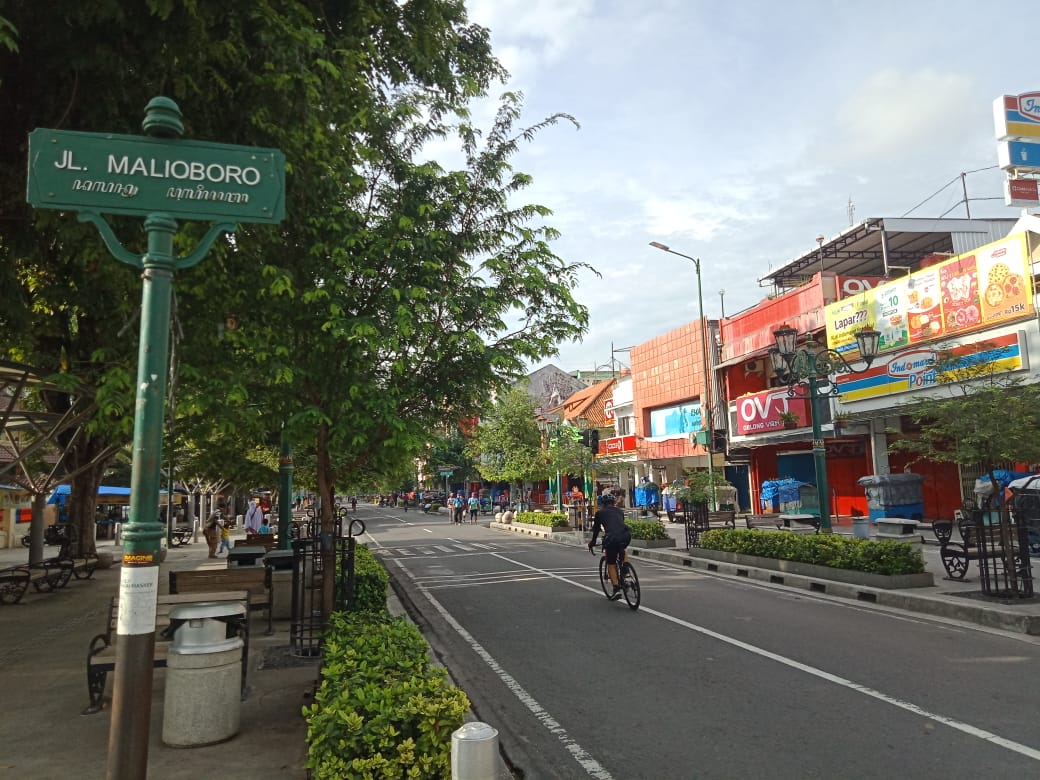 Jalan Malioboro bebas dari kendaraan bermotor