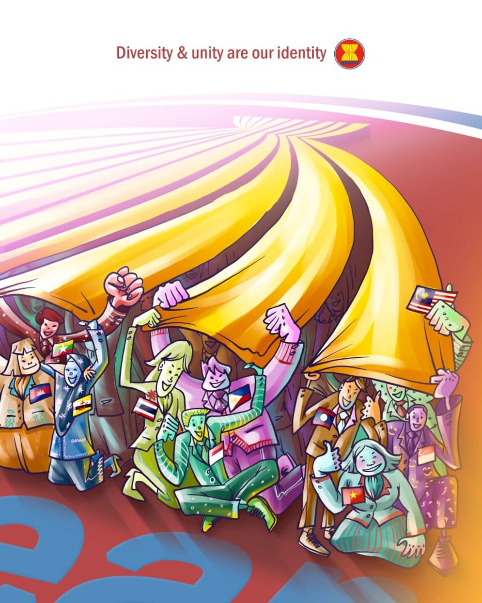 Poster Alif yang menang dalam Asean Youth 2020 Creative Content 