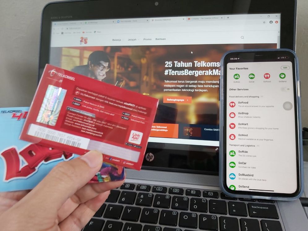 Kolaborasi Telkomsel dan Gojek 