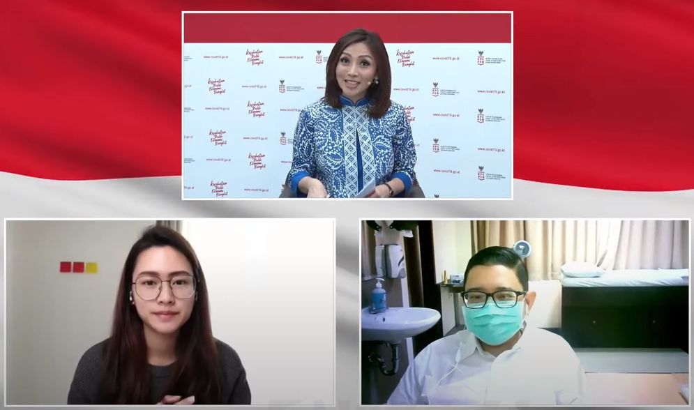 Pembicara Dalam Dialog Produktif bertema “Vaksin Sebagai Perencanaan Preventif Kesehatan” yang diselenggarkan Komite Penanganan COVID-19 dan Pemulihan Ekonomi Nasional (KPCPEN), Senin (23/11/2020).