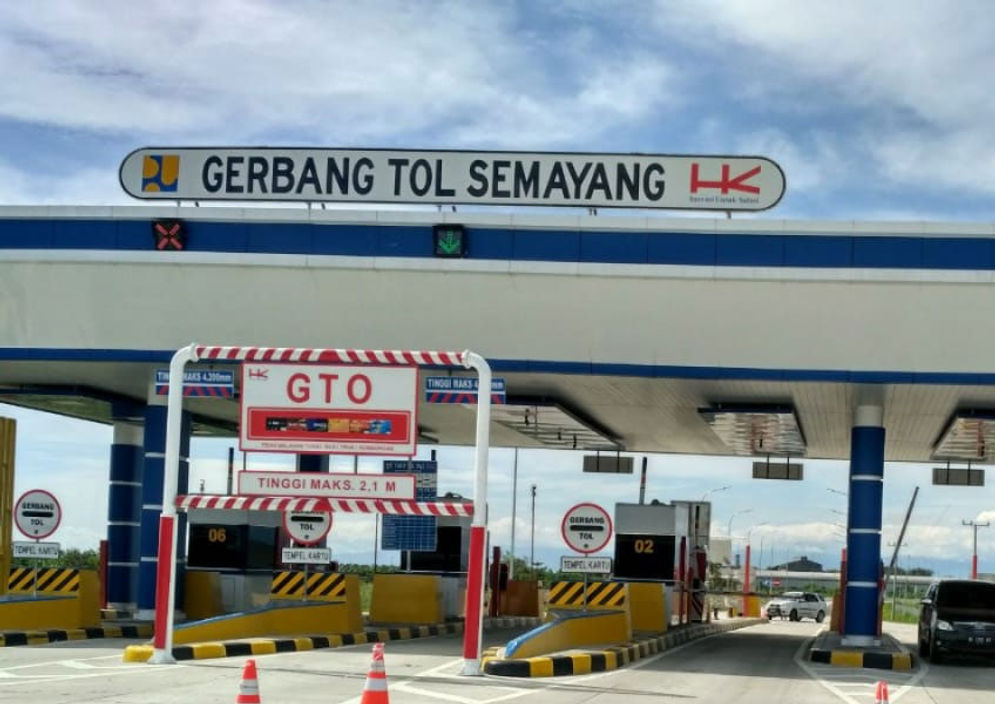  Gerbang Tol Semayang. (Sumber: pupr.go.id)