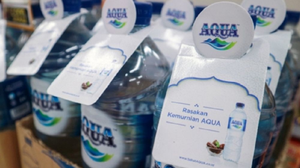 <p>Air minum dalam kemasan Aqua produksi Danone / Shutterstock</p>
