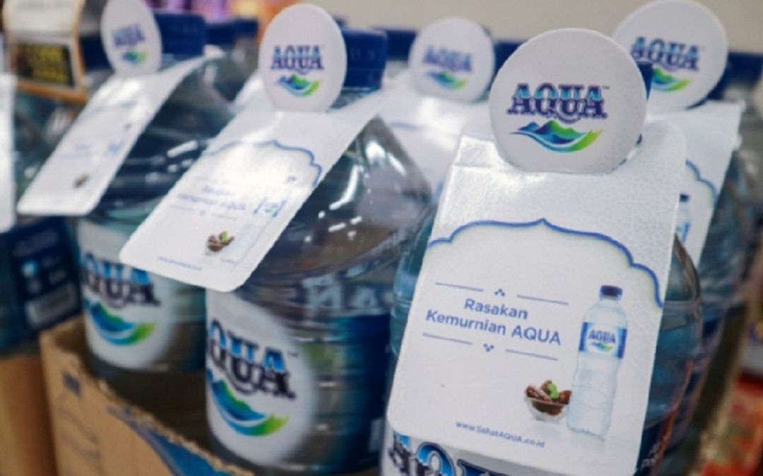 <p>Air minum dalam kemasan Aqua produksi Danone / Shutterstock</p>
