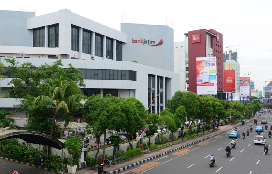 <p>Ilustrasi Gedung PT Bank Pembangunan Daerah Jawa Timur Tbk (BJTM) atau Bank Jatim / Dok. Bank Jatim</p>
