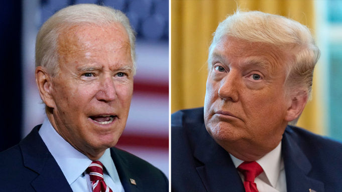 <p>Calon Presiden Amerika Serikat Joe Biden vs Donald Trump </p>
