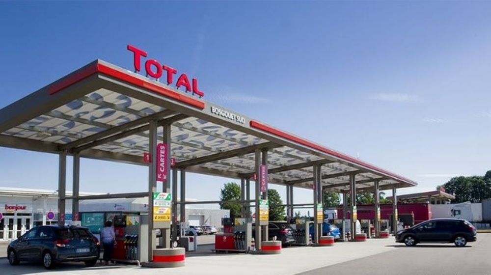 <p>Service stations milik Total. / Twitter.com/Total</p>
