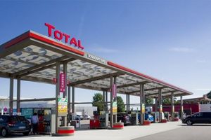 <p>Service stations milik Total. / Twitter.com/Total</p>
