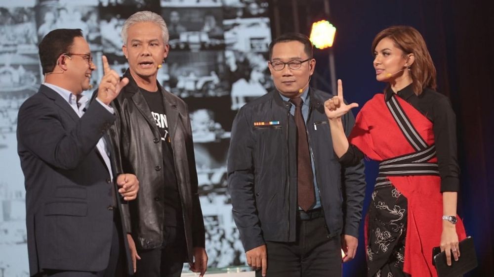 <p>Gubernur DKI Jakarta Anies Baswedan, Gubernur Jawa Tengah Ganjar Pranowo, Gubernur Jawa Barat Ridwan Kamil, dan Jurnalis Najwa Shihab / Facebook @aniesbaswedan</p>
