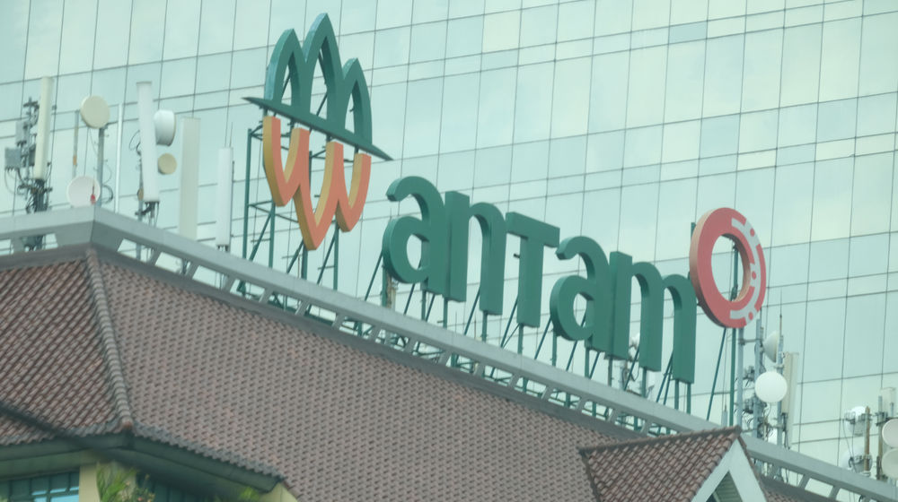 <p>Gedung Aneka Tambang (ANTAM) di Jalan TB Simatupang, Jakarta Selatan. Foto: Ismail Pohan/TrenAsia</p>
