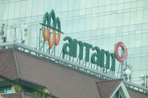 <p>Gedung Aneka Tambang (ANTAM) di Jalan TB Simatupang, Jakarta Selatan. Foto: Ismail Pohan/TrenAsia</p>