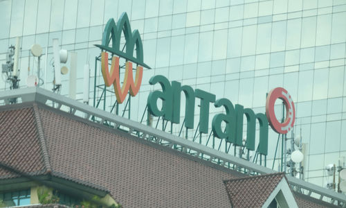 <p>Gedung Aneka Tambang (ANTAM) di Jalan TB Simatupang, Jakarta Selatan. Foto: Ismail Pohan/TrenAsia</p>
