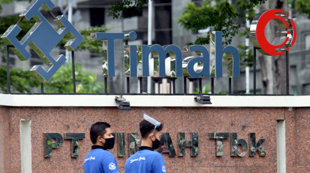 <p>Kantor PT Timah di kawasan Gambir Jakarta Pusat. Foto : Panji Asmoro/TrenAsia</p>
