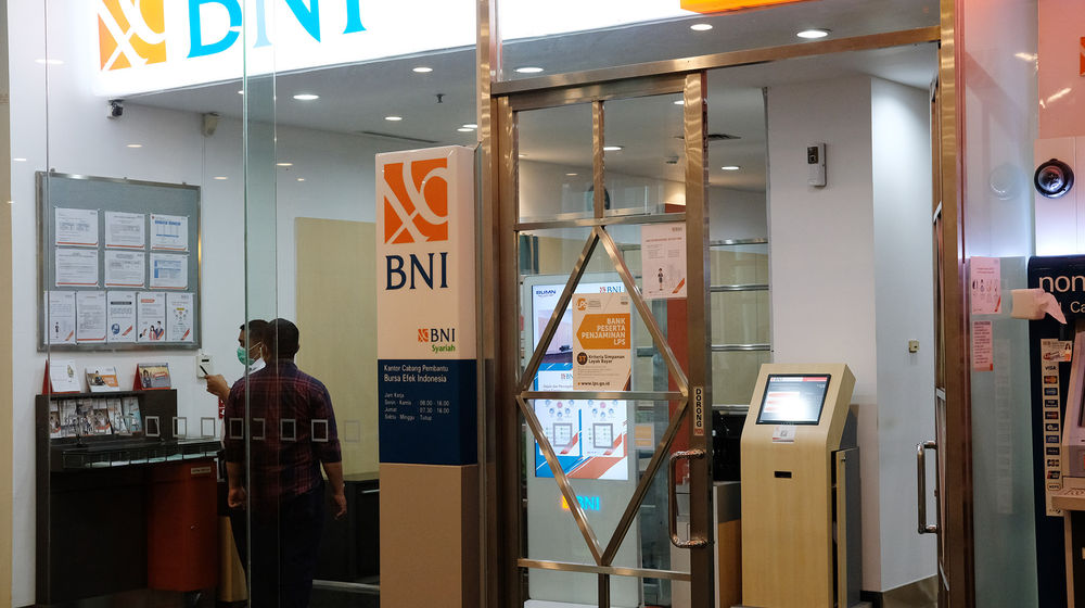 <p>Kantor Bank BNI cabang Bursa Efek, Jakarta,. Foto: Ismail Pohan/TrenAsia</p>
