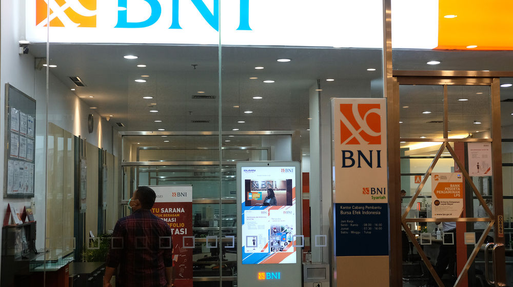 <p>Kantor Bank BNI cabang Bursa Efek, Jakarta,. Foto: Ismail Pohan/TrenAsia</p>
