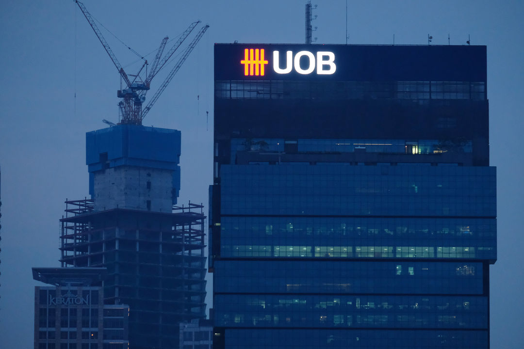 <p>Gedung Bank UOB kawasan Thamrin, Jakarta. Foto: Ismail Pohan/TrenAsia</p>
