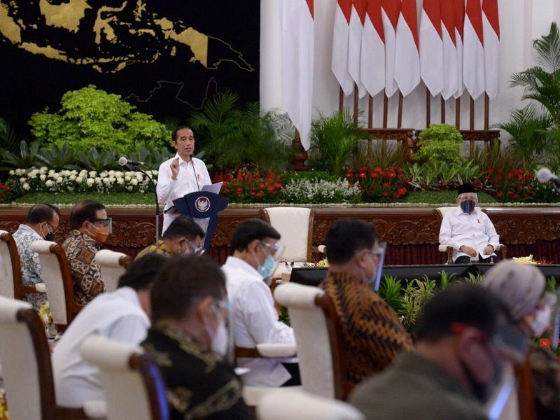 <p>Presiden Joko Widodo saat memimpin rabat kabinet / Setneg.go.id</p>
