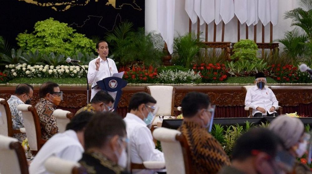 <p>Presiden Joko Widodo saat memimpin rabat kabinet / Setneg.go.id</p>
