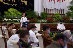 <p>Presiden Joko Widodo saat memimpin rabat kabinet / Setneg.go.id</p>