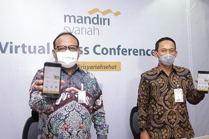 <p>Tren pembelian emas untuk keperluan pembiayaan di Mandiri Syariah mengalami peningkatan dua kali lipat di masa pandemi. Kali ini, Mandiri Syariah meluncurkan fitur e-mas di aplikasi mobile banking Mandiri Syariah Mobile (MSM). Inisatif tersebut untuk mengakomodasi kebutuhan masyarakat dalam berinvestasi emas. / Perseroan</p>
