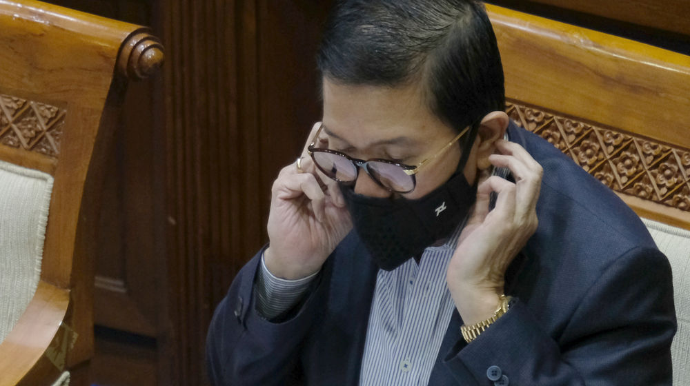 <p>Presiden Direktur PT Freeport Indonesia, Tony Wenas saat menghadiri rapat kerja di komplek Parlemen, Senayan, Jakarta, Senin, 23 November 2020. Foto: Ismail Pohan/TrenAsia</p>
