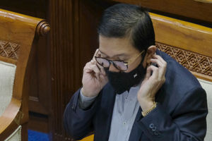 <p>Presiden Direktur PT Freeport Indonesia, Tony Wenas saat menghadiri rapat kerja di komplek Parlemen, Senayan, Jakarta, Senin, 23 November 2020. Foto: Ismail Pohan/TrenAsia</p>
