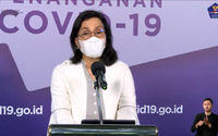 <p>Menteri Keuangan, Sri Mulyani Indrawati dalam konferensi persi virtual, Senin, 30 November 2020/ Sumber: tangkapan layar TrenAsia.com</p>
