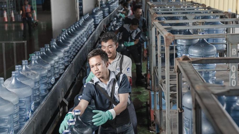 <p>Produksi Air Mineral Dalam Kemasan Aqua / Dok. Danone Indonesia</p>
