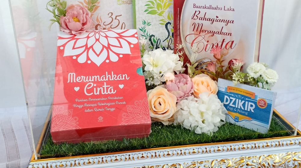 Contoh buket hasil desain Rahmi Andriani, pemilik Bouquet Hantaran (Sumber: Istimewa)